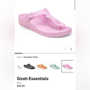 Birkenstock Gizeh Essentials - fondant